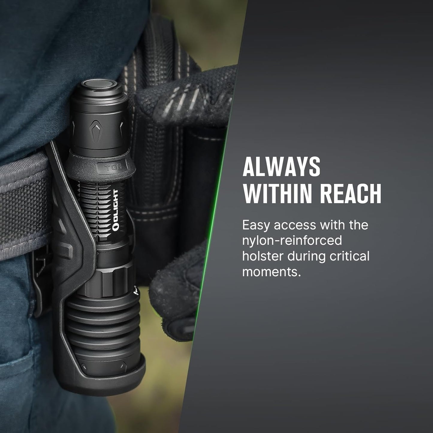 OLIGHT Warrior X 4 Rechargeable Tactical Flashlight, 2600 Lumens 630 Meters Long Range Thrower LED Flashlights with USB-C Charging, Dual Output for Search & Rescue, Outdoors, Security