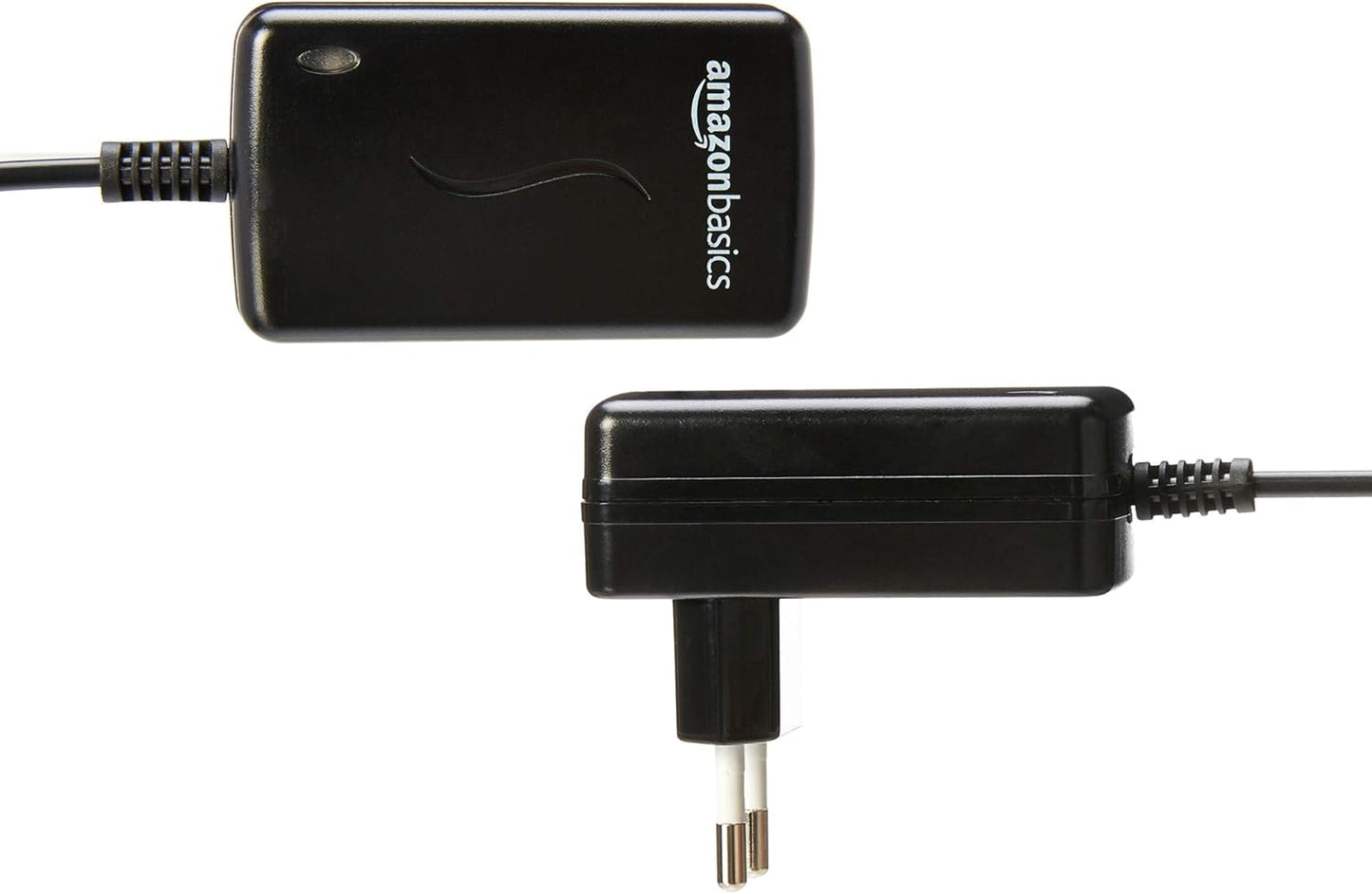 Amazon Basics Universal DC Power Adapter with 7 Removable Connectors, 3-12V, 6W, Suitable for Small Appliances, Polarity Reversible, Black