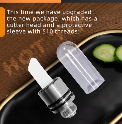 Ceramic Hot Knife Tip are Heating Multi-Tool for Slicing Wax or Viscous oil etc (Black)