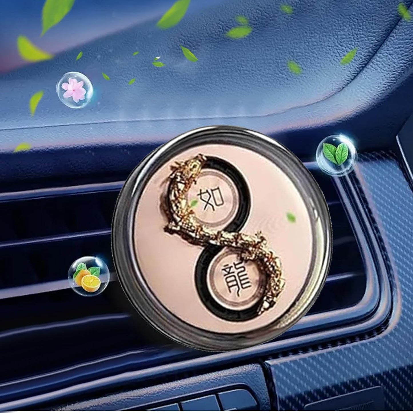 Air Freshener for Car | Wind Power Aromatherapy | Dynamic Dragon Rotating Aromatherapy Decoration for Home Room Kitchen Bedroom