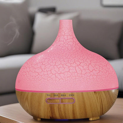 Scent Diffuser - Electric Diffuser with Remote Control 400ml,Household Air Freshener Automatic Aromatherapy Machine with 6 Color Lights for Desk Nursery Relaxation Hotel Apartment Travel Reading