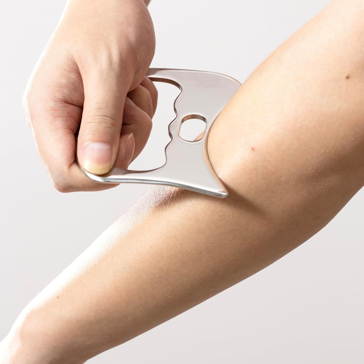 NCCYOOT gua sha tool gua sha stainless steel iastm tool Gussha massage tool muscle scraping tool for Soft Tissue Therapy and Reduce Arms,Back, Legs, Neck,Shoulder Muscle Pain(shexiangeshan)