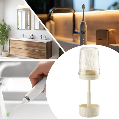 Travel Toothbrush Holder, Portable Lightweight Case, Waterproof Compact Organizer, Multi-Functional Toiletry for Vacations, Trips, Bathrooms, Hotels, Keeping Clean and Organized