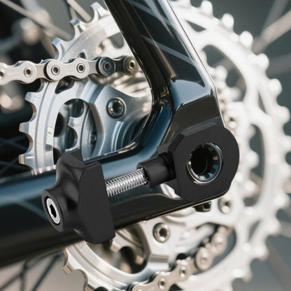 Chain Stabilizer Tool for Folding Bicycles and Road Bikes, Lightweight Chain Tension Device to Enhance Riding Safety for Men and Women, Easy Installation Gear, 1 Set