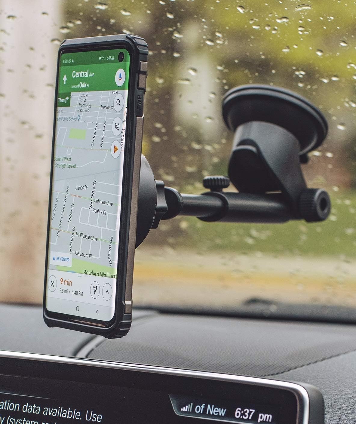 LolliLockit Magnetic Grip Car Mount for Pop Phone Holder, Dash/Window Socket Attachment by LolliLocket