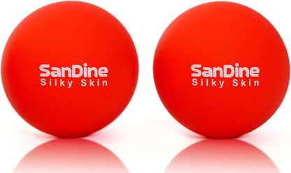 Sandine Lacrosse Massage Balls for Deep Tissue Massage, Relieve Muscle Tension and Pain, Improve Flexibility, Ideal for Trigger Point Myofascial Therapy