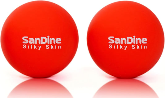 Sandine Lacrosse Massage Balls for Deep Tissue Massage, Relieve Muscle Tension and Pain, Improve Flexibility, Ideal for Trigger Point Myofascial Therapy