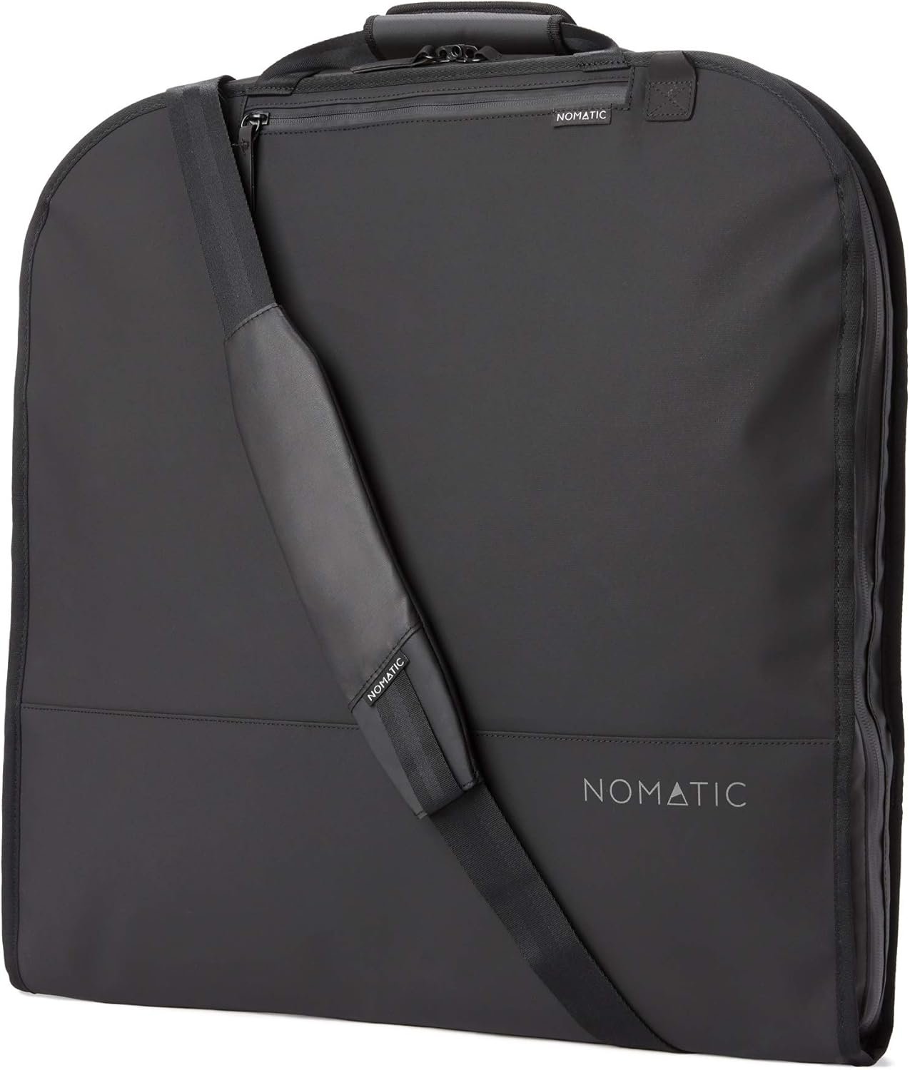 NOMATIC Garment Bag - Premium Black Nylon Garment Bag, Travel Hanging Luggage Garment Bag with Shoe Compartment, Holds Up To 3 Suits Plus Accessories, V2, Black, Travel