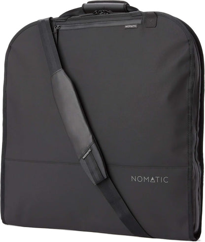NOMATIC Garment Bag - Premium Black Nylon Garment Bag, Travel Hanging Luggage Garment Bag with Shoe Compartment, Holds Up To 3 Suits Plus Accessories, V2, Black, Travel