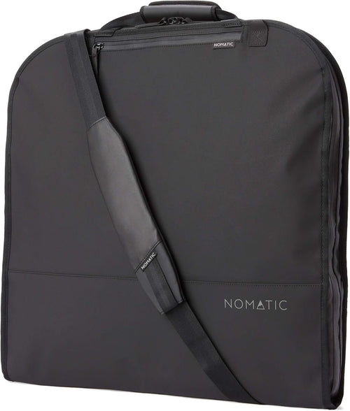 NOMATIC Garment Bag - Premium Black Nylon Garment Bag, Travel Hanging Luggage Garment Bag with Shoe Compartment, Holds Up To 3 Suits Plus Accessories, V2, Black, Travel
