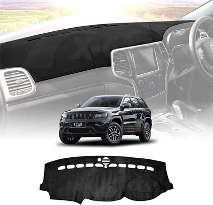 X-CAR Dash Mat for Jeep Grand Cherokee 2011-2021 Non-Slip Microfiber Pad Cover Interior Accessories