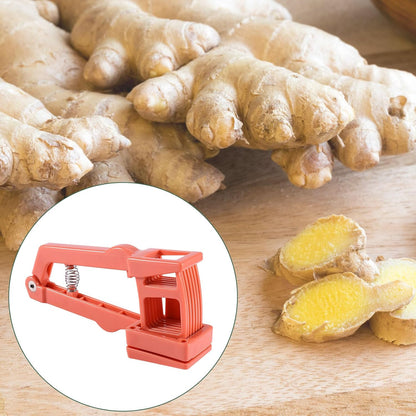 Manual Garlic Presses, Garlic Slicer, Garlic Crusher, Evenly Sliced Garlic Slicer, Easy Squeeze, Ergonomic Handle, Handheld Slicer Kitchen Gadgets Tool (orange)