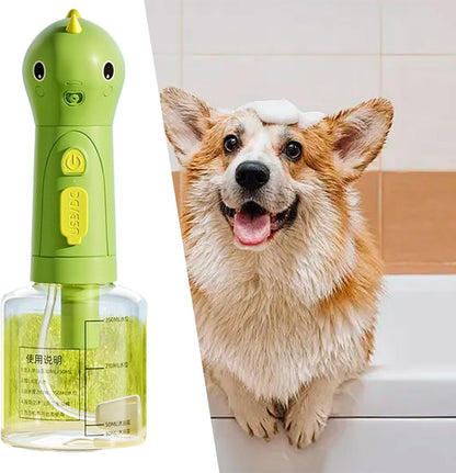Dog Shampoo Dispenser, Electric Soap Sprayer, 23x8.5x8.5cm/9.06x3.35x3.35 Inches Rechargeable Foaming Cleaner, Multipurpose Washing Tool, 1 Pack, for Pet Bath Kitchen Toilet Use