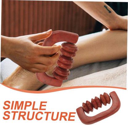 BESTYASH 2 Pezzi Massaggiatore in legno posteriore massaggiatore per il mal di schiena massaggiante per massaggio alla schiena Massager strumenti di massaggio Di legno