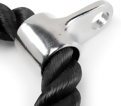 Marcy TCR-24 Apex Tricep Rope, Black, 28L x 2.5W x 2.5H in.
