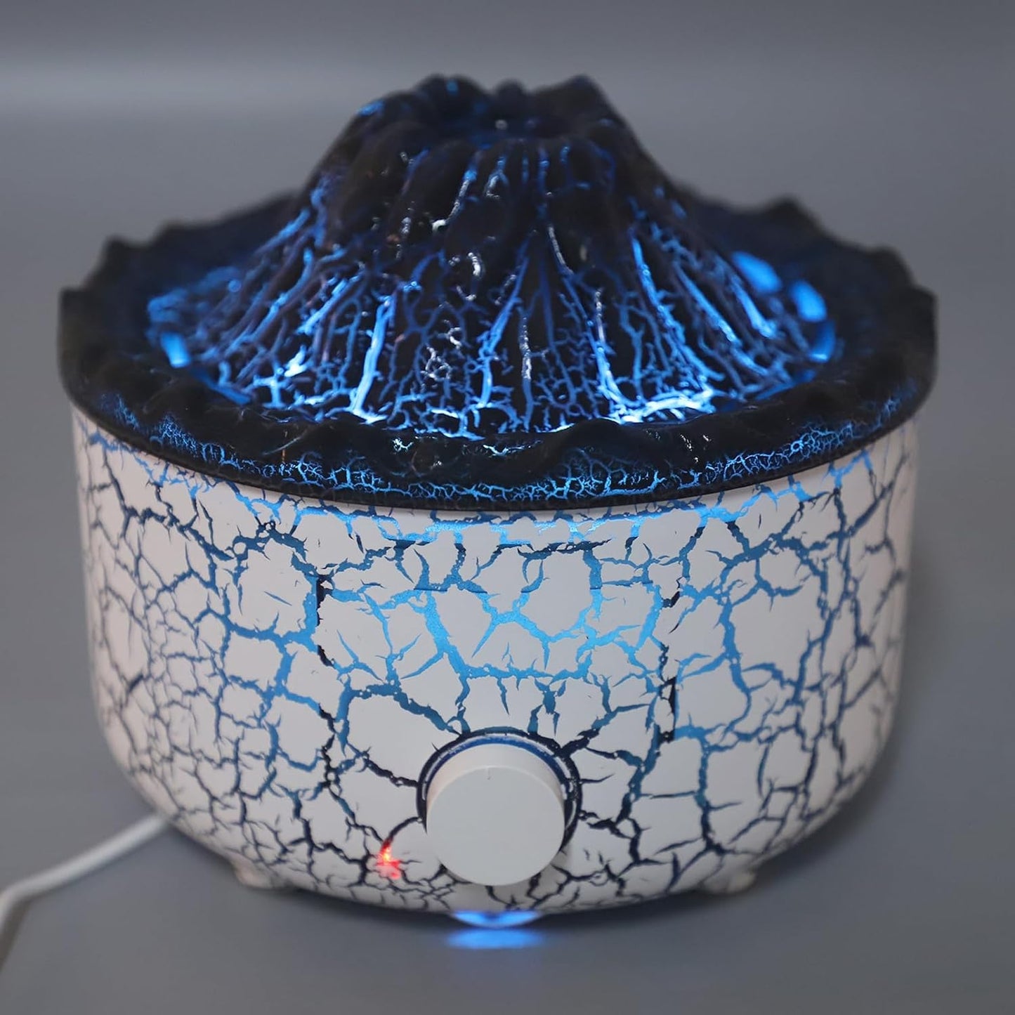 Air Aromatherapy Machine with Remote Control White ABS Volcanic Diffuser 10W for Home Use (White US Plug)