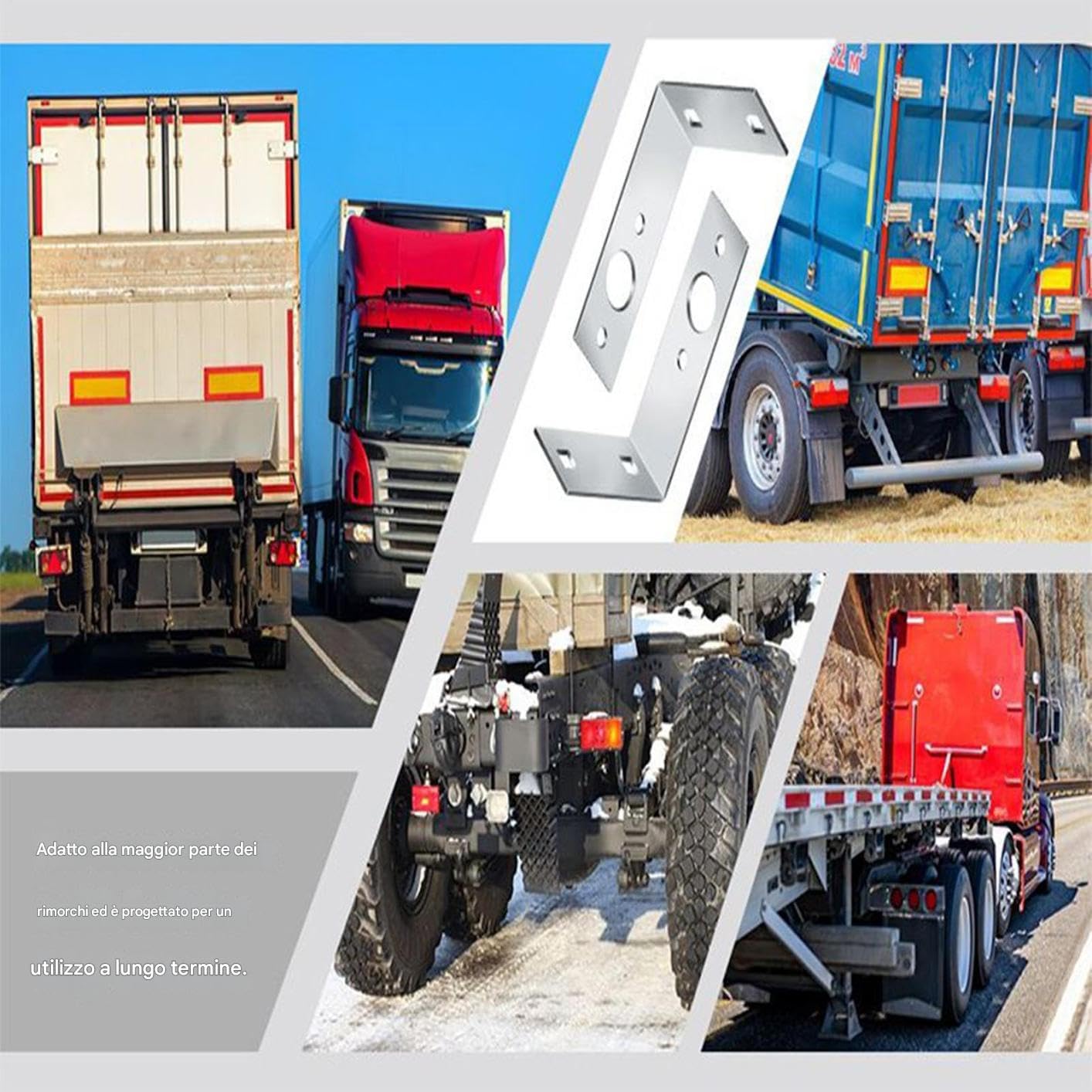 Qzdtue Trailer Light Bracket, Tail Lamp Mount, L Shape Metal Rack, Two-Piece Holder Set, 4.49x2.99x1.5 inches, Support Frame, Transport Accessory for Vehicle, Truck, Boat, Marine