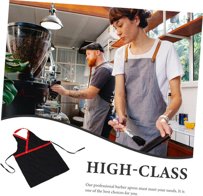 GREENADSCAPE Women Adults Beauty Hairdresser Barber Salon Apron V-neck Nail Tech Work Apron for Housework