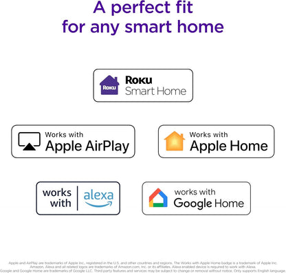 Roku Ultra | The Ultimate Streaming Device 4K/HDR/Dolby Vision/Atmos, Rechargeable Roku Voice Remote Pro, Ethernet Port, Hands-Free Controls, Lost Remote Finder, Free & Live TV