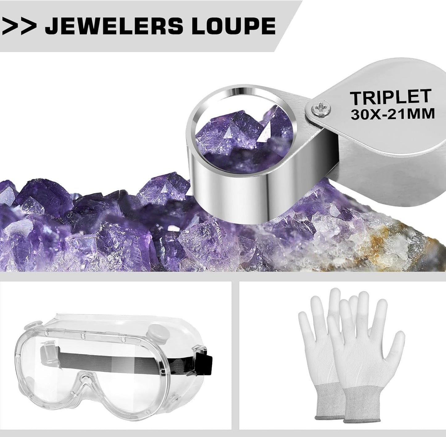 26oz Geologist Rock Pick Tool kits-12 Folding Multitool Shovel-Survival Bracelet-Safety Glasses-Jewelers Loupe-Gloves for Hounding Gold Mining Prospecting Stone Breaking Pry Rocks Loosen Soil