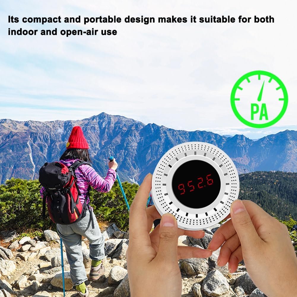 Blelsa Tuya Ligent Atmospheric Pressure Sensor with Temperature and Humidity Detection Function Integrated Home Automation Device Multicolor Tuya Version