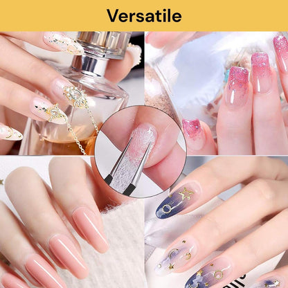 EZONEDEAL 10Pcs Nail Extension Silk Fiberglass Nail Wrap Stickers Non Woven Fiber Gel Nail Care Manicure Nail Art Tips Extended Tools for Women DIY Nail Art Extension Accessories