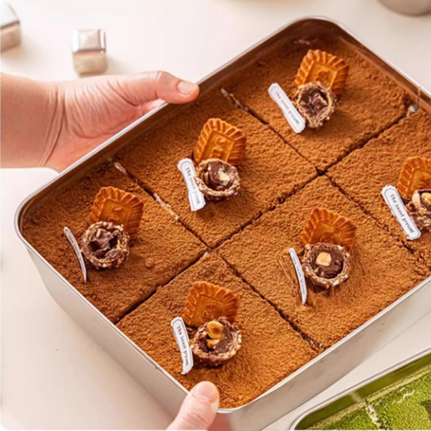 4pack Large Stainless Steel Food Containers Rectangle Food Storage Box Leak Proof Plastic Lid Airtight Meat Storage Container for Fridge,Kitchen Dishwasher Safe