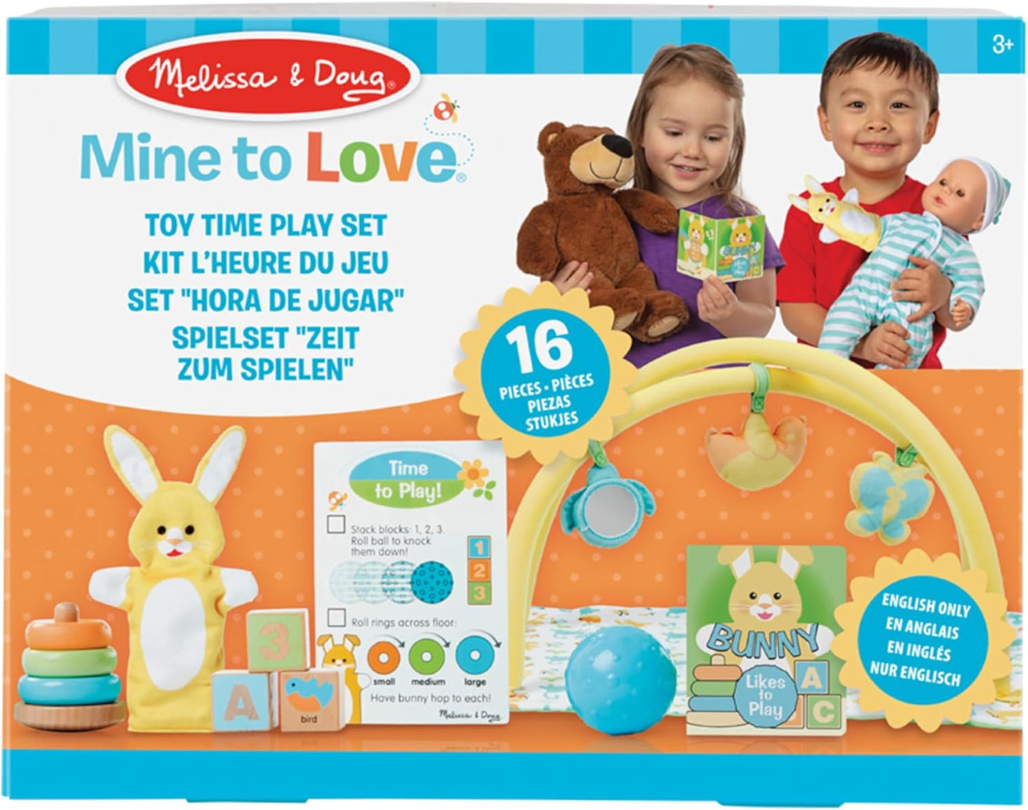 Melissa & Doug - Mine to Love Toy Time Play Melissa & Animals Set, Multicoloured, 41706