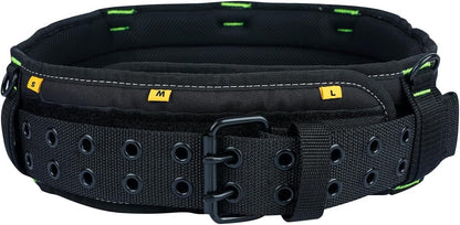 MELOTOUGH Reflective Safety Tool Belt with Suspenders Hi Vis Tool Bag Suspenders Tool Belt Construction Heavy Duty Work Suspension Rig (Hi Viz Lime)