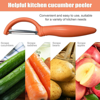Peeler for Kitchen, Stainless Steel Peeler - 3x Stainless Steel Vegetable Fruit Peeler,Ergonomic Design Food Prep Vegetable Processing Tool for Potato, Pep
