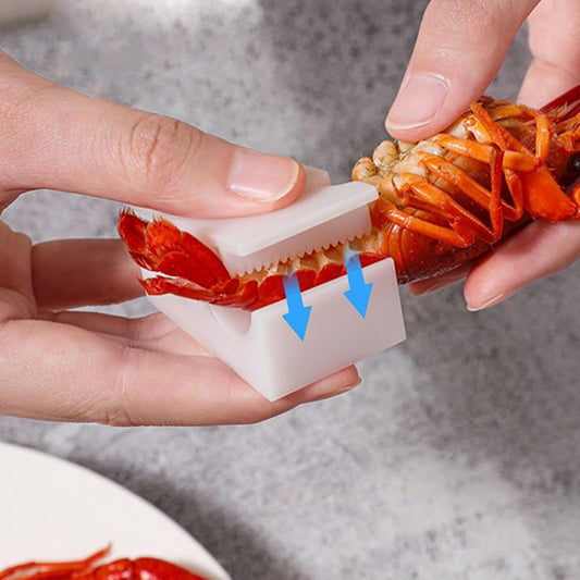 Pelapatate di aragosta, dispositivo di bombardamento dei gamberi | Peeler per gamberi 10x 10x,Utensile manuale di frutti di mare, gadget da cucina portatile per ristorante