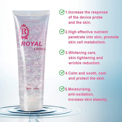 Cooling Conductive Gel for Laser Hair Removal Device and RF Radio Frequency Facial Body Skin Care Machine for Women and Men 300ML