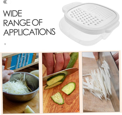 UTHCLO Stainless Steel Vegetable Grater and Slicer for Kitchen Efficient Food Grater for Fruits Vegetables and Cheese Versatile Kitchen Tool for Meal Prep