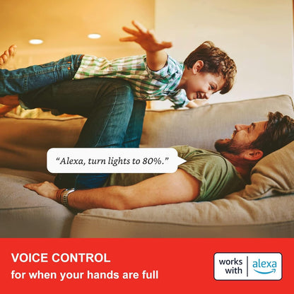 Sengled Smart Recessed Lighting, 5/6 inch, S1 Auto Pairing with Alexa Devices, Led Lights, Smart Can Lights Retrofit Work with Alexa, Smart LED Downlight, ‎Warm Light Bulbs, Conversion Kit, 1-Pack