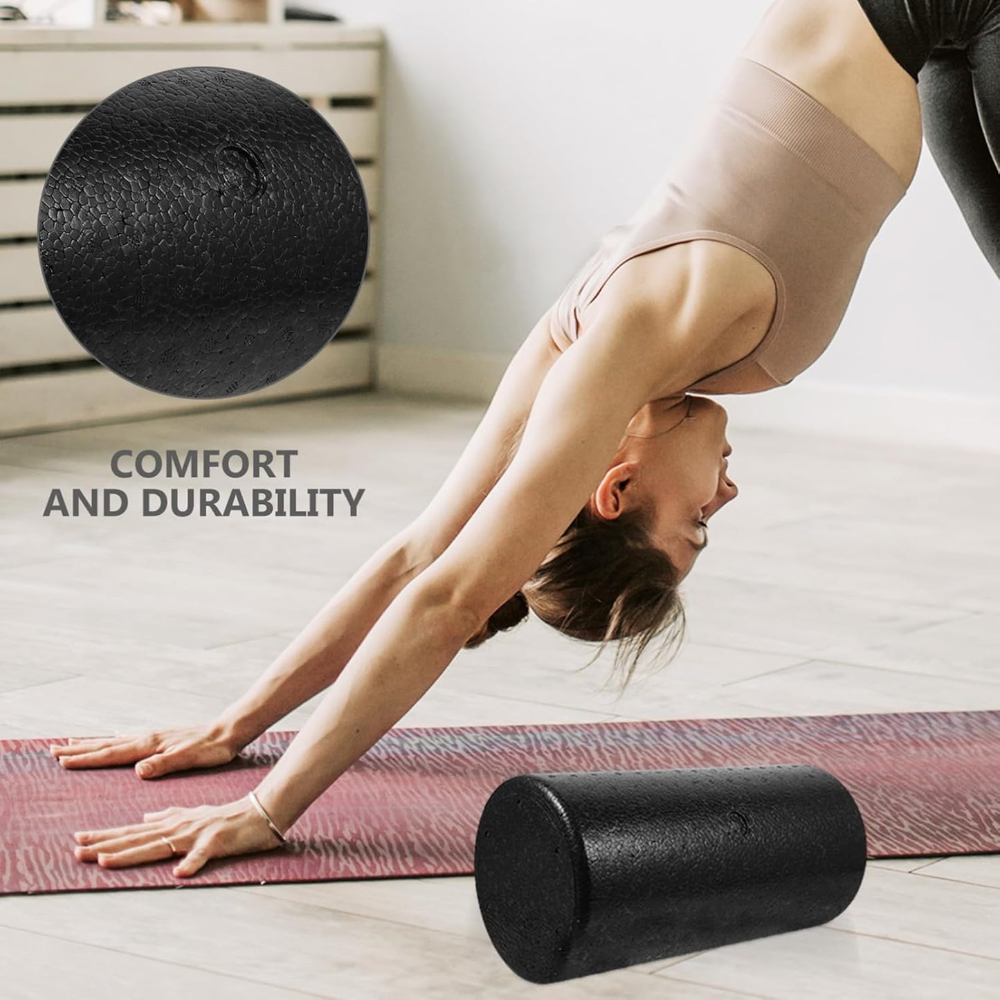 CLISPEED Massaggiante per Yoga Relax per Fitness e Stretching per Rilassamento Muscolare e Miglioramento Circolazione Sanguigna