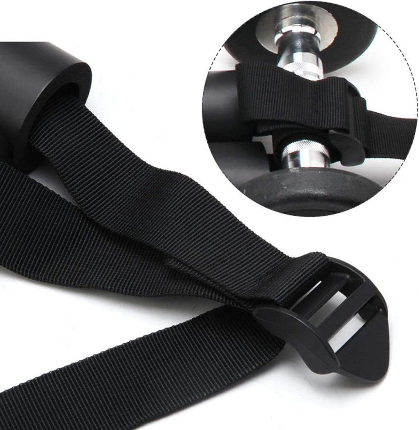 Hip Thrust Belt, Non Slip Lifting Belt, Portable Workout Equipment, Reusable Squat Attachment for Home Gym, Strength Training, Weightlifting, Glute Exercise, Adjustable Fitness Gear, 120x1x1cm