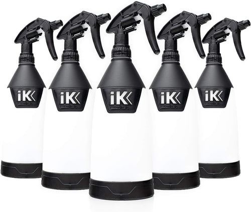 iK Goizper - Multi TR 1 Trigger Sprayer - Acid and Chemical Resistant, Commercial Grade, Adjustable Nozzle, Perfect for Automotive Detailing and Cleaning (5-Pack)