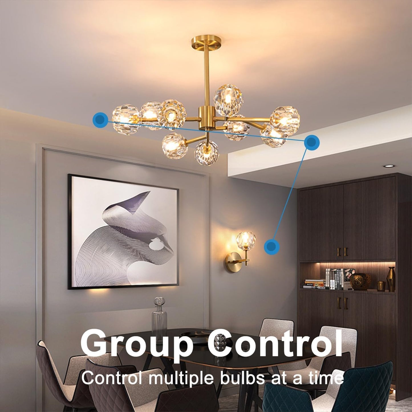 FECONN G9 Smart Bulbs, Warm to Cool White Wi-Fi G9 Smart LED Bulbs, Compatible with Alexa, Google Home and Smart Life App, Dimmable, 3 Pack