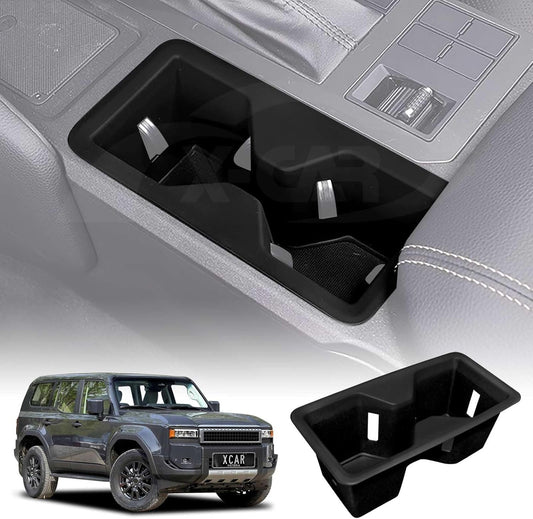 X-CAR Centre Console Rubber Cup Holder Insert for Toyota Prado 250 Series 2024-2025 Interior Accessories