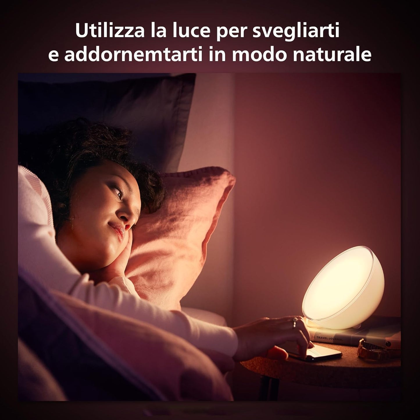 Philips Lighting Hue Go White and Color Ambiance, Connected Portable Lamp, Zigbee + Bluetooth, White [Energy Efficiency Class A+]