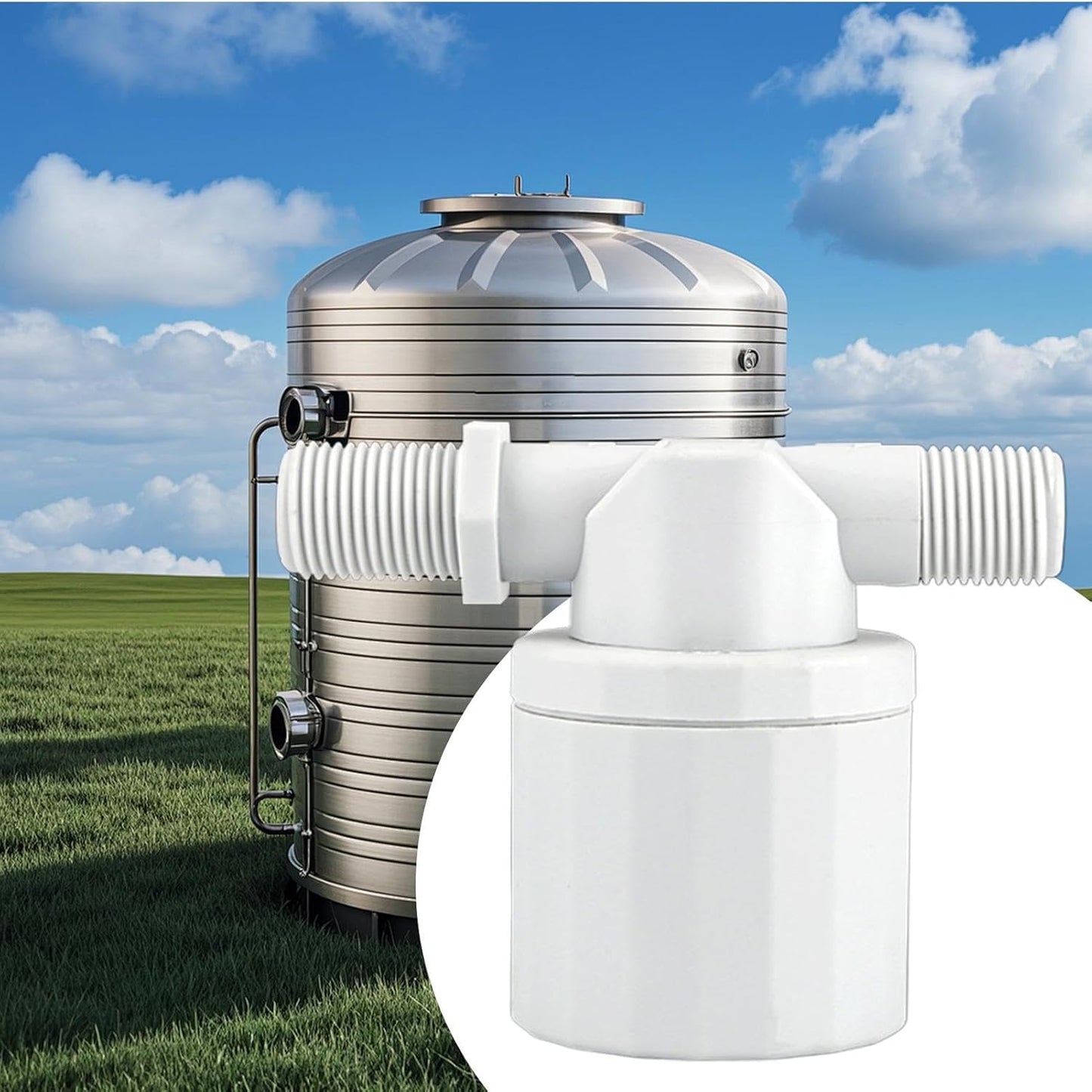 Automatic Water Lever Controller - Compact Safe Auto Water Controller,Livestock Feeding & Watering Supplies for Solar Energy, Pot, Aquarium