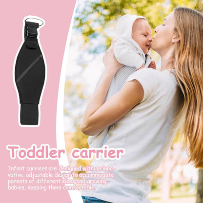 Qkbuza Child Carrier Slings,Baby Sling Shoulder Wrap - Adjustable Soft Comfortable Ergonomic Lightweight Breathable Wrap for Travel Breastfeeding Nursing Outdoor Hiking