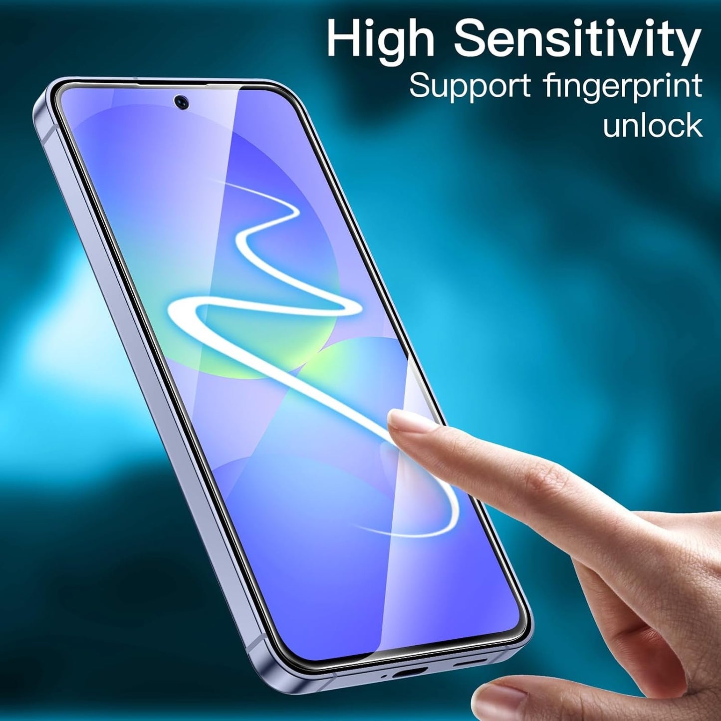 JETech Screen Protector for Samsung Galaxy A36 5G, 9H Tempered Glass Film, Anti-Scratch, HD Clear, 3-Pack