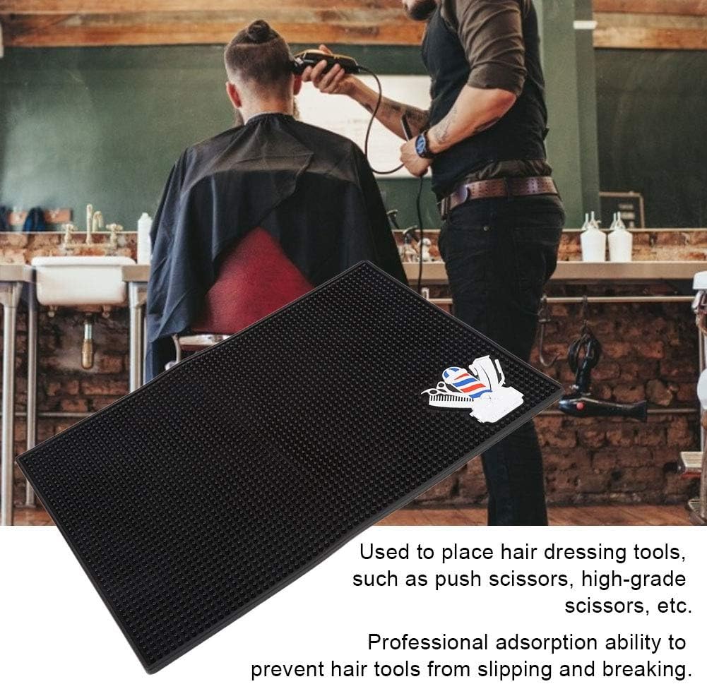 Hairdressing Non-Slip Mat Hairdressing Tool Mat Hairdressing Mat Prevent Hair Tools from Slipping and Breaking for Hairdresser by
