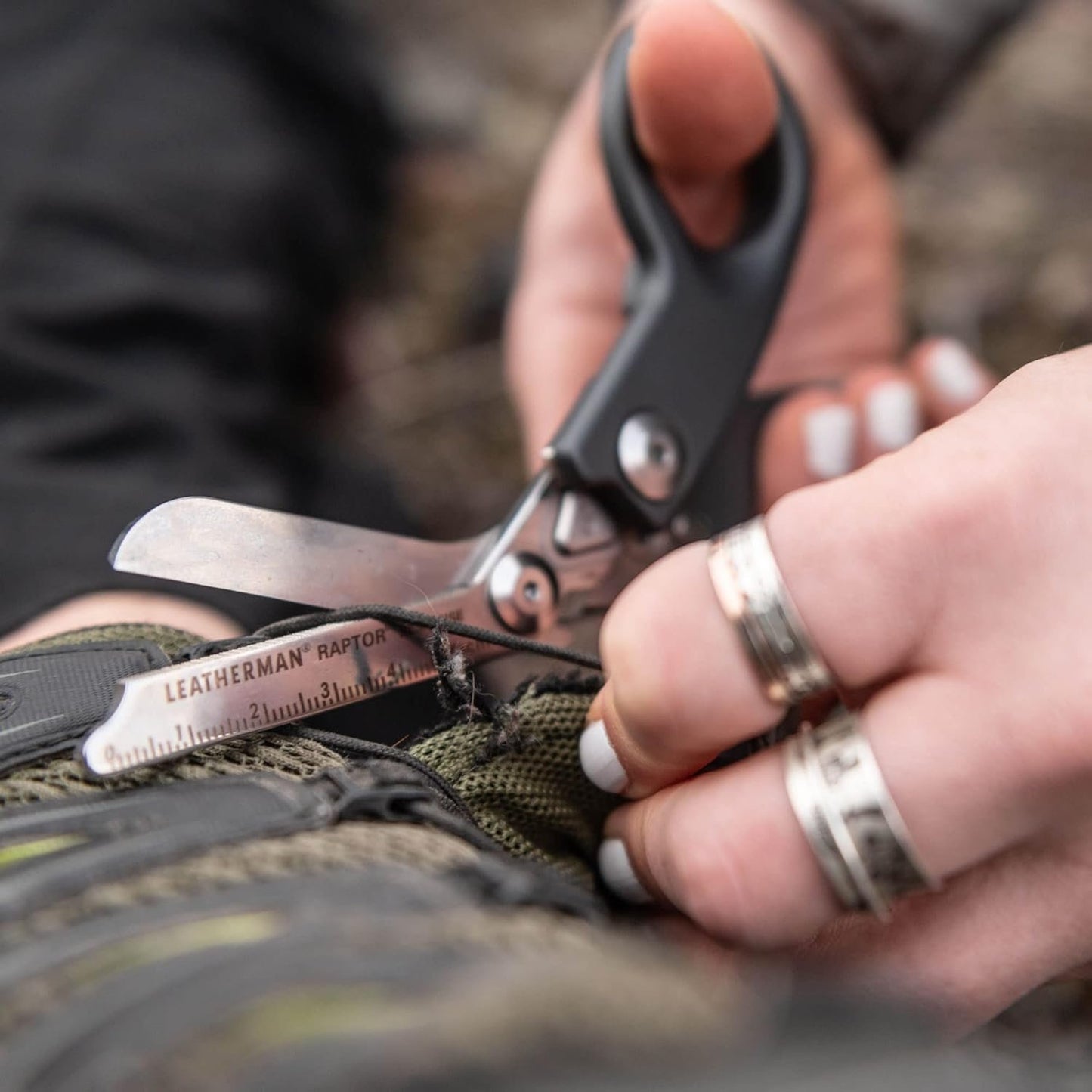 LEATHERMAN, Raptor Response Emergency Shears with Ring Cutter and Oxygen Tank Wrench, Made in The USA, Gray