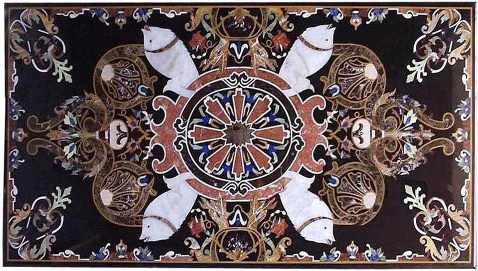 Marble Dining Table Top Inlay Work Home Decor Very Beautiful