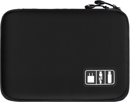 YOKONICO Electronics Organizer Bag, Cord Organizer Travel, Portable Tech Bag, Travel Cable Case, Travel Essentials for Cord/Charger/Tech Storage/Power Bank/Earphone/USB/SD/Electronic Accessories