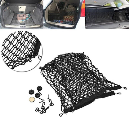 Universal Car Truck Seat Rear Cargo Nylon Net Pocket Storage Bag Luggage Organizer Hook Pouch Hammock