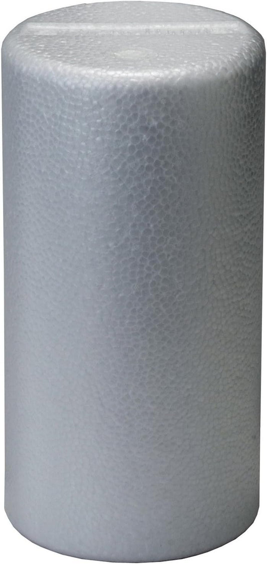 TheraBand Foam Roller, High Density Pro Foam Roller Tool for Post-Workout Recovery & Pre-Workout Warm-Up, Roll Out Muscle Soreness, 6" Diameter, White