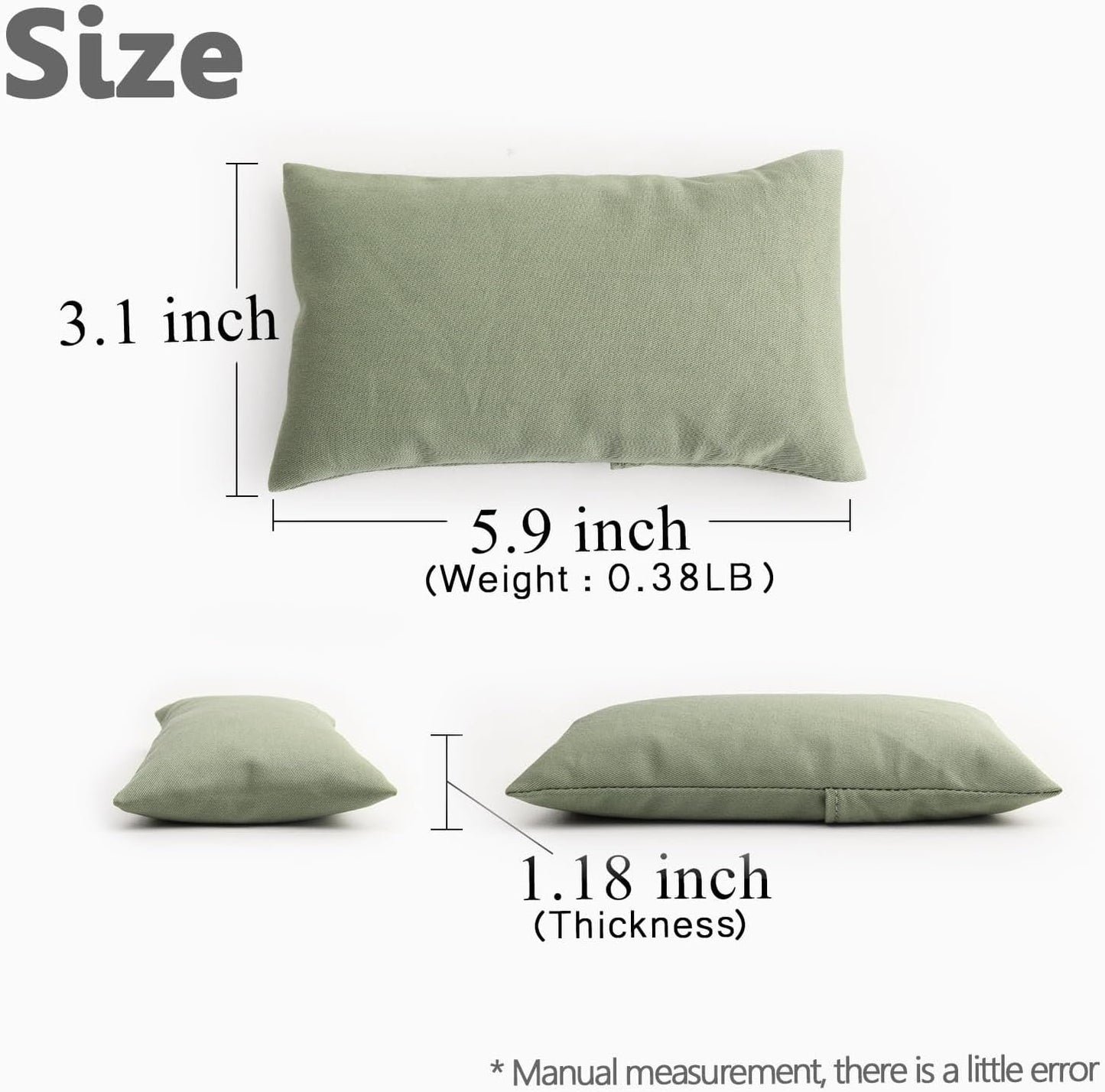 Ergonomic Mouse Wrist Rest Bean Bag, Carpal Tunnel Mouse Support Pad Filled Ergo Beads for Computer, Laptop, PC Gaming